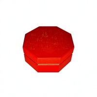 Boîte en carton rigide octogonale de haute qualité, personnalisable en couleur et avec estampage doré, recyclable, pour cadeaux de luxe et bonbons