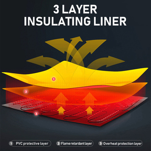 Tappetino riscaldante a vita 7.4V con 3 impostazioni di massaggio colonna lombare artrite lombare sollievo dal dolore alla <span class=keywords><strong>schiena</strong></span> per adulti <span class=keywords><strong>fascia</strong></span> più calda - Product Image 2