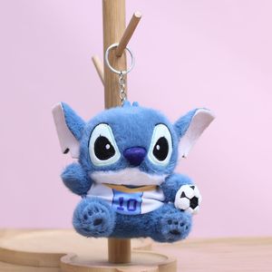 Portachiavi Peluche <span class=keywords><strong>Lilo</strong></span> & <span class=keywords><strong>Stitch</strong></span> a Forma <span class=keywords><strong>di</strong></span> Pallone da Calcio, Super Morbido con Imbottitura in Cotone PP, per Ragazzi 11-30cm - Product Image 2