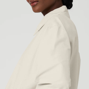 Populaire Femmes Survêtement <span class=keywords><strong>Veste</strong></span> Polyester Pleine Fermeture Éclair Coupe-Vent Top Baggy Nylon <span class=keywords><strong>Veste</strong></span> D'entraînement pour les Femmes - Product Image 6