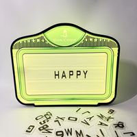 Panneau d'affichage LED personnalisé OEM d'usine, présentoir de bouteilles VIP Glorifier avec lettres LED pour bar et fête