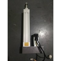 Cylindre linéaire électrique mécanique en alliage d'aluminium de 190 mm avec moteur et pilote, actuateur linéaire servo universel