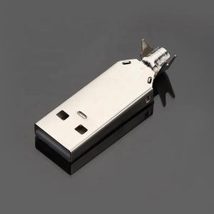 Boîtier de connecteur <span class=keywords><strong>USB</strong></span> en fer, type <span class=keywords><strong>A</strong></span> mâle, ensemble de trois pièces, connecteurs <span class=keywords><strong>USB</strong></span> <span class=keywords><strong>A</strong></span> mâle - Product Image 4