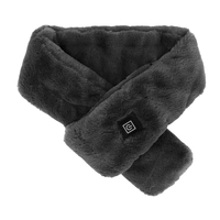 Écharpe chauffante douce pour hommes femmes chauffe-cou électrique alimenté par USB pour écharpe chauffante pour le cou d'hiver