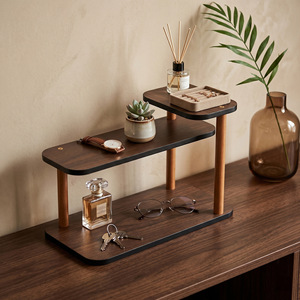 Small tea set tabletop cup holder, <b>desktop</b> <b>shelf</b>, cup storage rack for dining table, workstation, water cups, and coffee cups. - Product Image 1