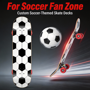 Planche de skateboard vierge en érable canadien personnalisée : un graphisme audacieux et accrocheur qui se démarque au <span class=keywords><strong>skatepark</strong></span> - Product Image 4