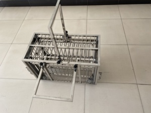 EUR VET Meilleures ventes Nouveau produit Équipement vétérinaire <span class=keywords><strong>Cage</strong></span> d'injection <span class=keywords><strong>Cage</strong></span> à presser pour chats - Product Image 5