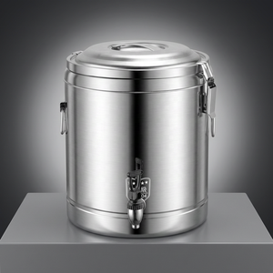 Baril alimentaire isotherme à double paroi pour soupe, bouillie, jus de fruits, boissons glacées, sirop, conservation chaude ou froide - Product Image 2