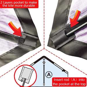 <span class=keywords><strong>Cerf</strong></span>-<span class=keywords><strong>volant</strong></span> géant de sport - Product Image 3