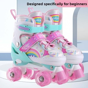 ZHOYA SPORT, Nuevos Patines de Ruedas Ajustables de Doble Fila para Niños, para Patinaje sobre Hielo y en Línea, para Niños y Niñas Pequeños - Product Image 2