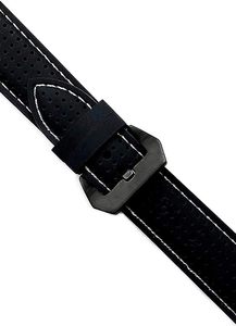 Black Color Wide Thick Stainless Steel Buckle Set For Mm Mm Mm Mm Watch Straps Bands <b>Purses</b> Bags Hardware - Product Image 6