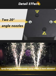 مصنع موكا بلمعان دوّارة مزدوجة ، بيع أفضل اتجاه قابل للدوران ، آلة تأثير شرارة الغزل برأس - Product Image 3