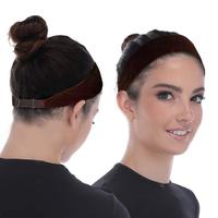 Bandeau de sport réglable en velours pour femmes européennes et américaines Accessoires pour perruque de cerceau de cheveux rétro antidérapants