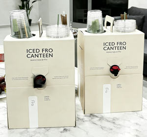 Contenitore Personalizzato per Bevande Calde e Fredde, Scatola da 1 Litro (96 oz), Dispenser di Caffè Monouso Tutto in Uno con Ghiaccio - Product Image 2