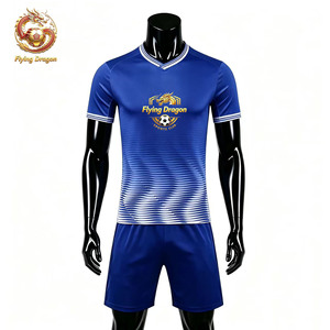 Nouvelle saison, vente chaude, maillot de football à manches courtes 100% polyester, séchage rapide, haute qualité, personnalisé, maillot de football pour hommes - Product Image 1