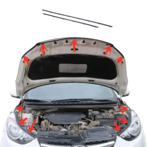 Индивидуальные уплотнительные полосы капота и экструдированные резиновые дверные уплотнения для автомобилей, автомобильный комплект резиновых уплотнительных лент