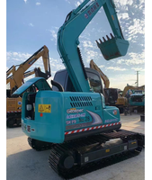 Excavadora Kobelco SK75 Japonesa de Alta Eficiencia Operativa, 90% Nueva, Modelo 2022, Bajo Consumo de Energía, Motor Pequeño, Usada