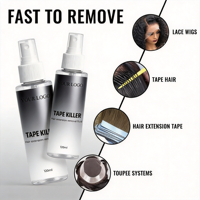 Étiquettes personnalisées – Deux types de dissolvants de ruban adhésif rapide et actif – 118 ml