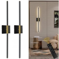 Lampe murale rechargeable, style nordique classique, sans fil, pour la décoration intérieure, télécommande, bras détachable, éclairage d'escalier
