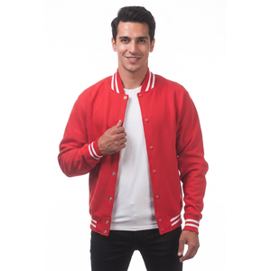 Wholesale Letterman Varsity <b>Jackets</b> Wool Body Genuine Leather Sleeves Winter Wear <b>Smart</b> And Stylish Men's <b>Jacket</b> - Product Image 1