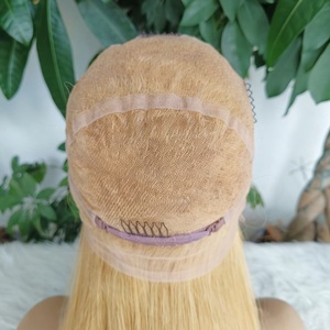 Perruques sans colle à dentelle frontale en cheveux naturels vietnamiens bruts doublement étirés, ondulés, de luxe, originaux, pour femmes noires - Product Image 4