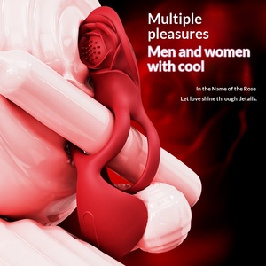 Anillo Vibrador en Forma de Rosa para Adultos Unisex, Cómodo y Usable, Producto de Cuidado Personal para Parejas - Product Image 4