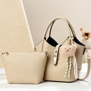 Ensemble de sacs à main élégants en cuir PU pour femmes, sacs à bandoulière de créateur, vente en gros - Product Image 1