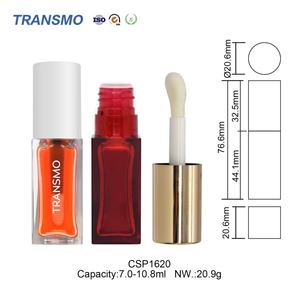 Tube de brillant à lèvres carré en gros, tube de brillant à lèvres vide, 7,0-10,8 ml, logo personnalisé, rouge à lèvres cosmétique, faible MOQ12000 - Product Image 2