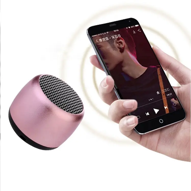 Nano Metal 2W Wireless Speaker Sound Beyond Size TWS Portable Mini Bluetooth Speakers