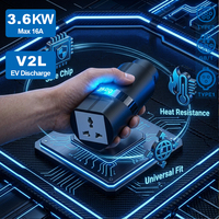 Adaptateur universel V2L pour le marché mondial, type 2 GBT type 1, déchargeur de charge pour véhicules BYD MG Kia Hyundai Xpeng Geely