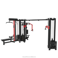Offre Spéciale unisexe 5 Station équipement de gymnastique à domicile polyvalent multi-fonction force Fitness outil d'entraînement Mutli fonction Station