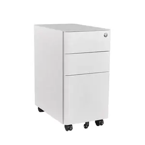 Wood Filing Cabinet for Home and Office 3 Drawer Small Rolling File Cabinet  with Locked - China Filing Cabinet, Home Office Furniture