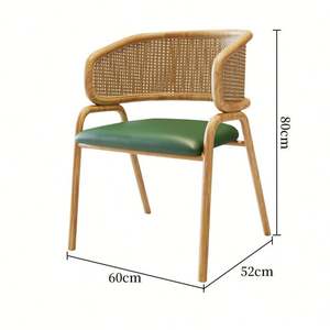 Sillas de comedor de madera clara de lujo personalizadas de fábrica para cafeterías y cafeterías, muebles industriales duraderos para restaurantes - Product Image 5