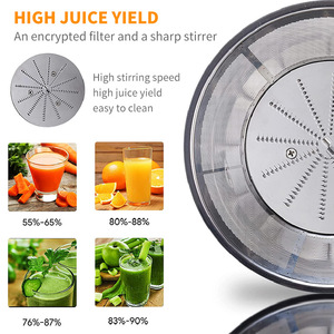 Extracteur de jus lent Sokany, best-seller, extracteur de jus <span class=keywords><strong>professionnel</strong></span>, machine à jus multifonction à engrenages réglables - Product Image 4