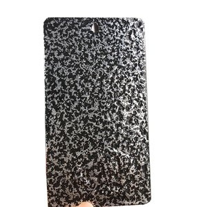 Revêtement en poudre effet martelé grand format en polyester pur, couleur argent antique/<span class=keywords><strong>blanc</strong></span> argenté, pour porte métallique - Product Image 5