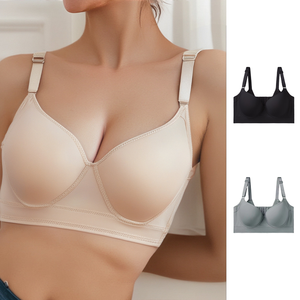 Vente chaude sans couture Body Fit femmes <span class=keywords><strong>soutien</strong></span>-<span class=keywords><strong>gorge</strong></span> <span class=keywords><strong>Invisible</strong></span> Push Deep Cup Incorporated Shapewear Nylon vente chaude dos gros <span class=keywords><strong>soutien</strong></span>-<span class=keywords><strong>gorge</strong></span> - Product Image 1