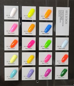 2025 été néon couleur ongles Gel vernis HEMA TPO gratuit Fluorescence <span class=keywords><strong>Orange</strong></span> vert bonbon néon couleur UV durci ongles Gel - Product Image 1