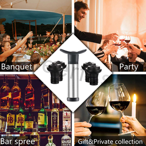 Kit de conservation du <span class=keywords><strong>vin</strong></span> avec <span class=keywords><strong>pompe</strong></span> <span class=keywords><strong>à</strong></span> <span class=keywords><strong>vide</strong></span>, comprenant 4 bouchons de bouteille réutilisables anti-fuite et <span class=keywords><strong>pompe</strong></span> <span class=keywords><strong>à</strong></span> <span class=keywords><strong>vide</strong></span> pour bouteille de <span class=keywords><strong>vin</strong></span> - Product Image 6
