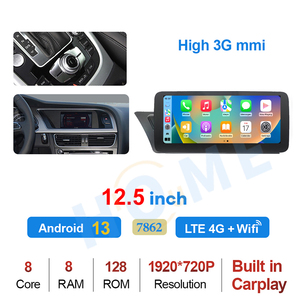 Nhà Máy Giá Xe <span class=keywords><strong>Video</strong></span> người chơi android13 tự động Apple Carplay GPS navigation trung tâm đa phương tiện xe DVD Player cho Audi A4 A5 B8 - Product Image 5