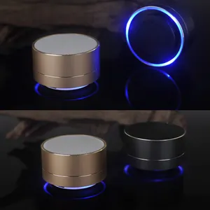 Speaker led warna-warni portabel luar ruangan, Speaker bluetooth stereo nirkabel tahan air, luar ruangan dengan lampu LED 2023