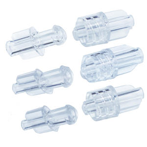 JU High Quality ABS Plastic Luer Female Connectors 4.0mm Winged External Threaded <b>Tubing</b> Other Connectors - Product Image 1