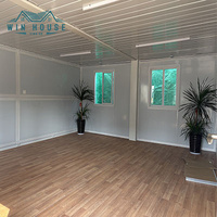 Maison conteneur pliable à construction rapide, étanche, modulaire, à faible coût, pour projets temporaires
