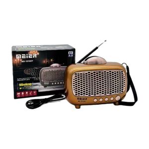 Retro Portable Wireless Speaker with AM FM <strong>Radio</strong> USB TF Card Slot Rechargeable Battery <strong>Vintage</strong> <strong>Design</strong> for Home Travel Outdoor - Product Image 2