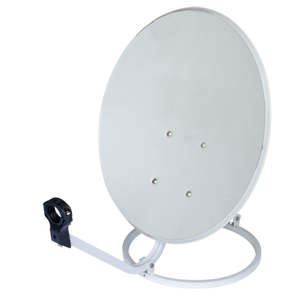 Ku Band Satellite Tv Antenna Starlink Internet 60cm Dish Offset Antenna With Ground Base