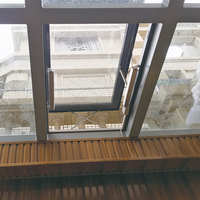 Fenêtre de couloir automatique électrique intelligente avec éclairage naturel et moustiquaire, pour ventilation de sous-sol
