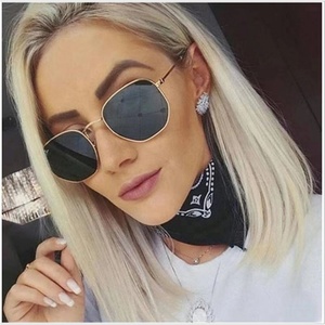 Unisex Neue Trend Runde Sonnenbrille Designer-Marke Farbige Quecksilber-Ozean-Film-Linse UV400-Schutz Sonnenschutz Metallrahmen - Product Image 2