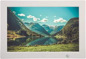 Hareket sensörlü LED ekran dijital resim çerçevesi ile 12 "inç dijital fotoğraf çerçevesi, Video müzik çalar reklam makinesi - Product Image 2