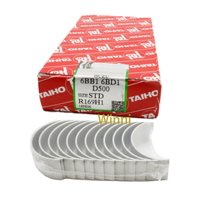 Jeu de coussinets de bielle d'origine <span class=keywords><strong>TAIHO</strong></span> R169 STD 6BG1 pour moteur diesel d'excavatrice - Product Image 1