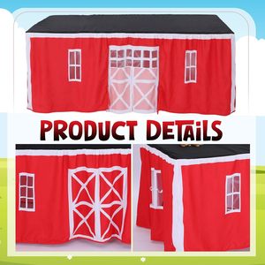 Tente de jeu pliable pour enfants, maisonnette d'intérieur pour tout-petits, jouet créatif de simulation pour garçons et filles - Product Image 5