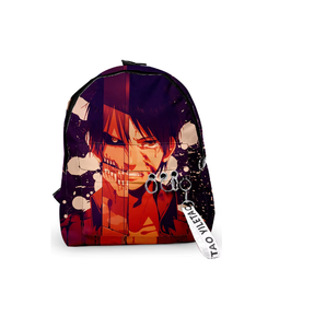 26 disegni Outdoor ErenJaeger <span class=keywords><strong>Anime</strong></span> zaino donna cartone animato Kirby borsa da scuola Preppy borsa impermeabile pranzo borsa - Product Image 1